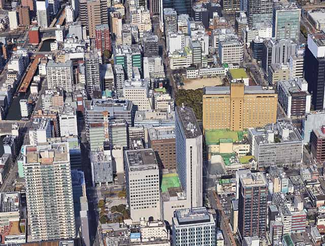 現在の堀川周辺-名古屋市広報課提供
