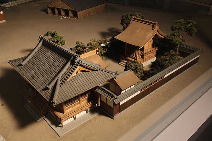 諏訪神社模型  