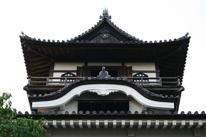 Tenshu(top floor) & the gable(Hafu)