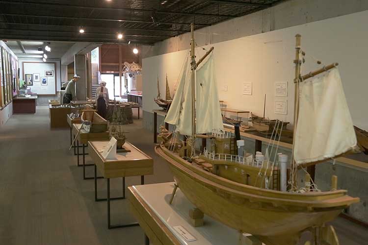 木造船の縮尺模型