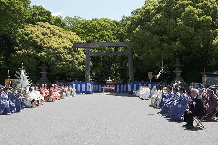 Shinto ritual(The West Gate)