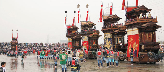 愛知の窓 ： 亀崎潮干祭（半田市）