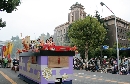 市庁舎前を通過する千姫山車