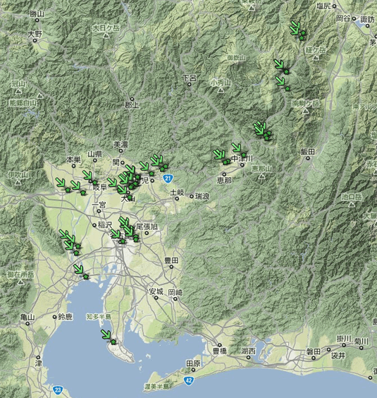 木曽川水系マップ