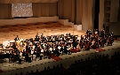 約800名による全員合唱の練習第2部 開府400年祭を振り返る映像と名フィルの演奏