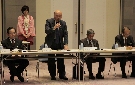 会計監査をした名古屋商工会議所の古橋さんによる会計報告