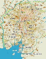昭和初頭の名古屋全図