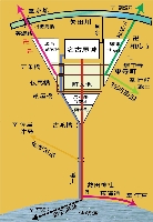 名古屋城下略図