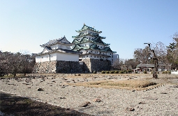 本丸御殿跡と名古屋城