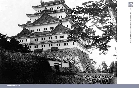 戦前の名古屋城。大天守東面