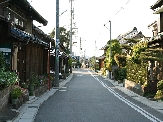 本宿の街道風景