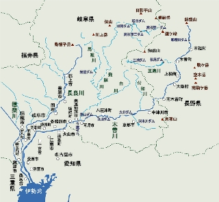 木曽川流域図