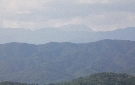 霊峰白山. 大日ヶ岳越し中央に見える