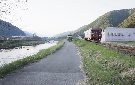 長良川. 長良川鉄道山田駅付近