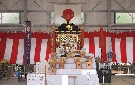 御仮屋には津島神社の神様が遷座されている