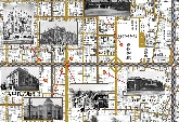 昭和初頭の広小路（納屋橋～広小路本町）※地図は昭和8年住宅地図