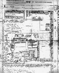 江戸時代、八角堂法蔵寺境内の図面